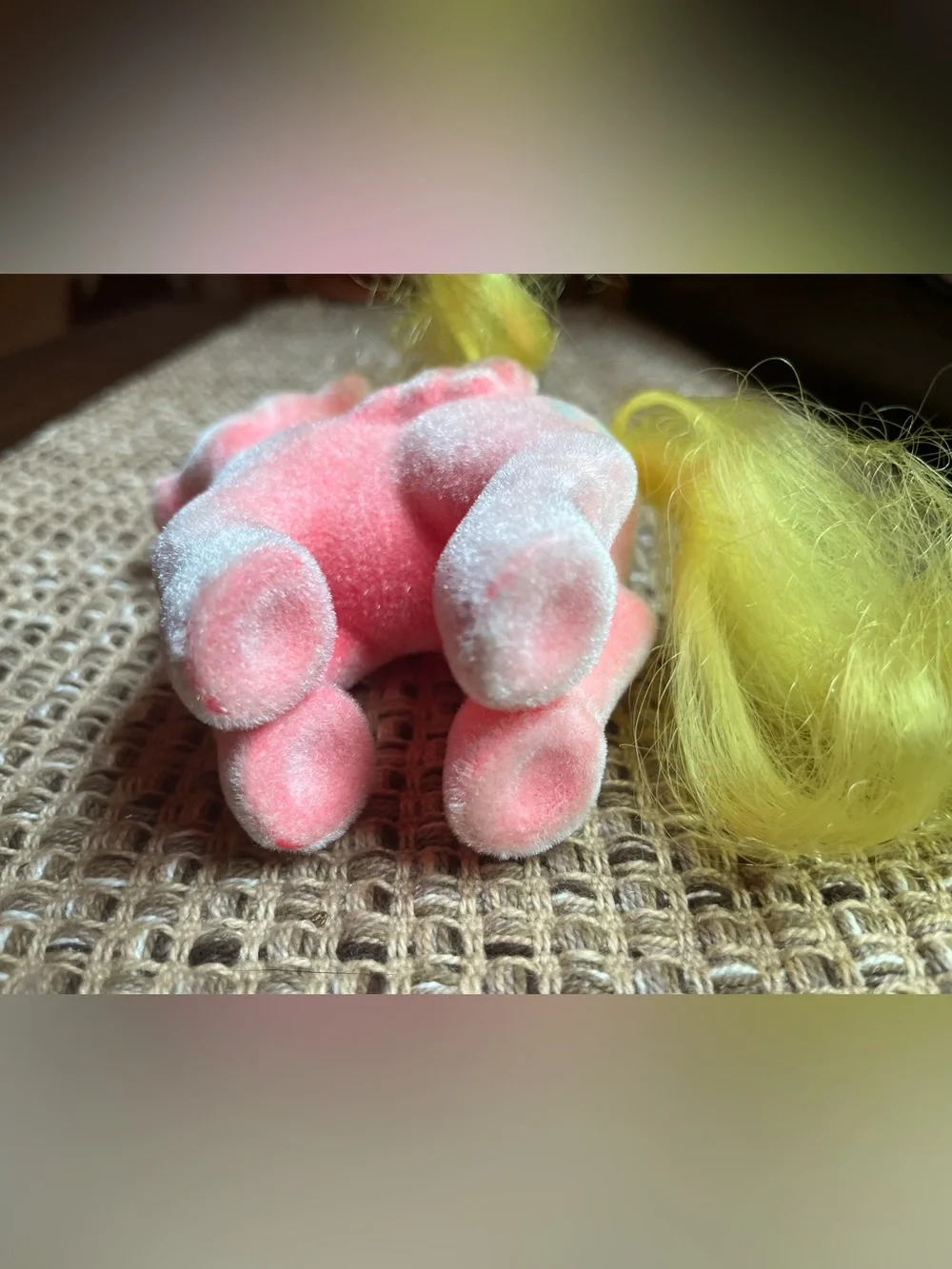 Vintage My Little Pony So Soft Best Wishes Glory Birthflower Sunlight Rainbow
